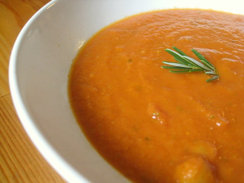  A Tomato Soup, With Chickpeas, Smoked Paprika and Rosemary