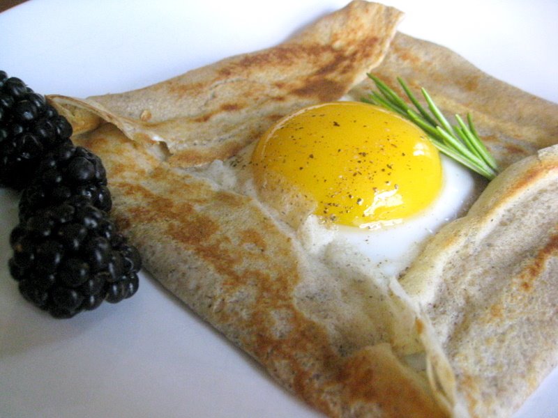  A Different Kind of Crepe: Buckwheat Galette with an Egg