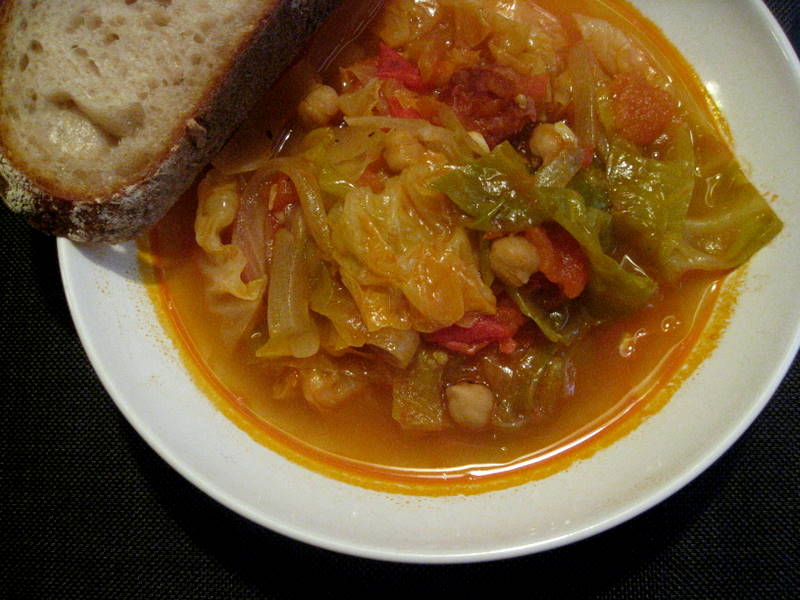  Reclaiming My Chorizo: Tomato, Cabbage and Chorizo Soup