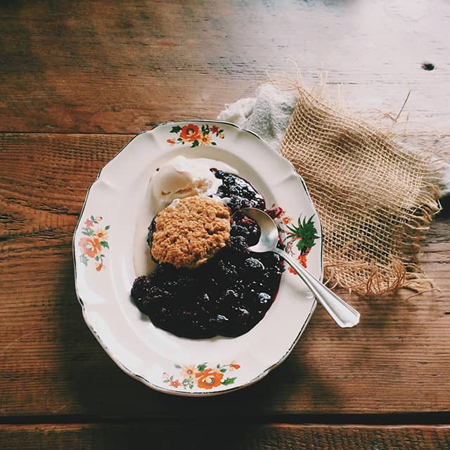 Berry Cobbler with Oat Dumplings