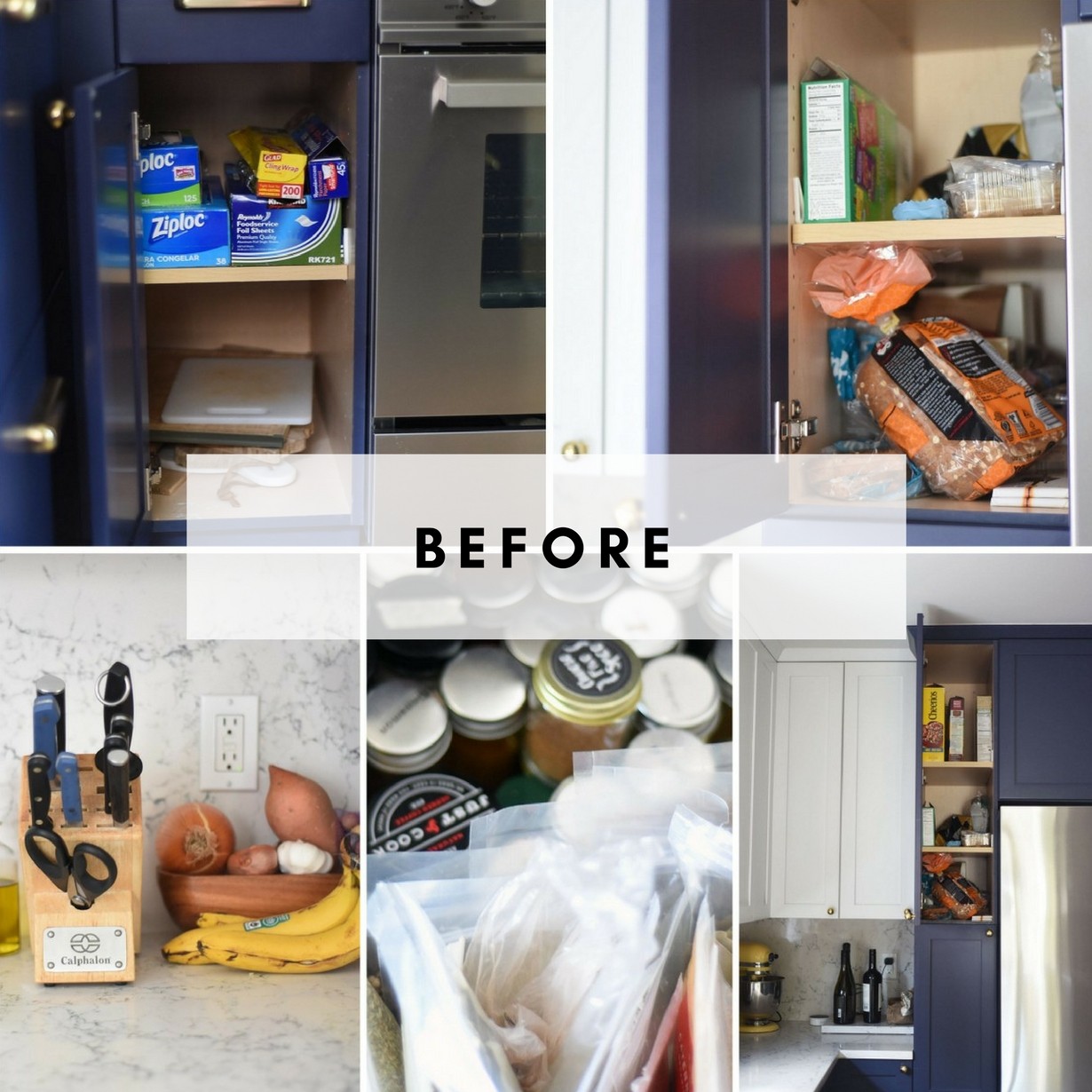 Deep Shelf Pantry and Kitchen Organization