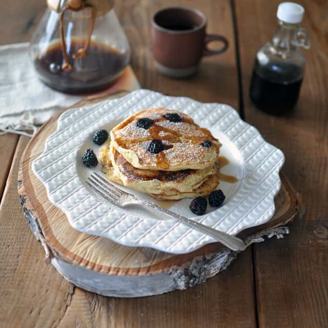 Berry-Ricotta Pancakes from Pancakes by Adrianna Adarme