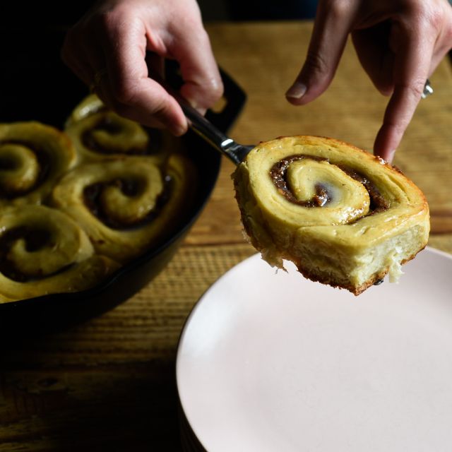 Cinnamon-Date Sticky Buns - Turntable Kitchen