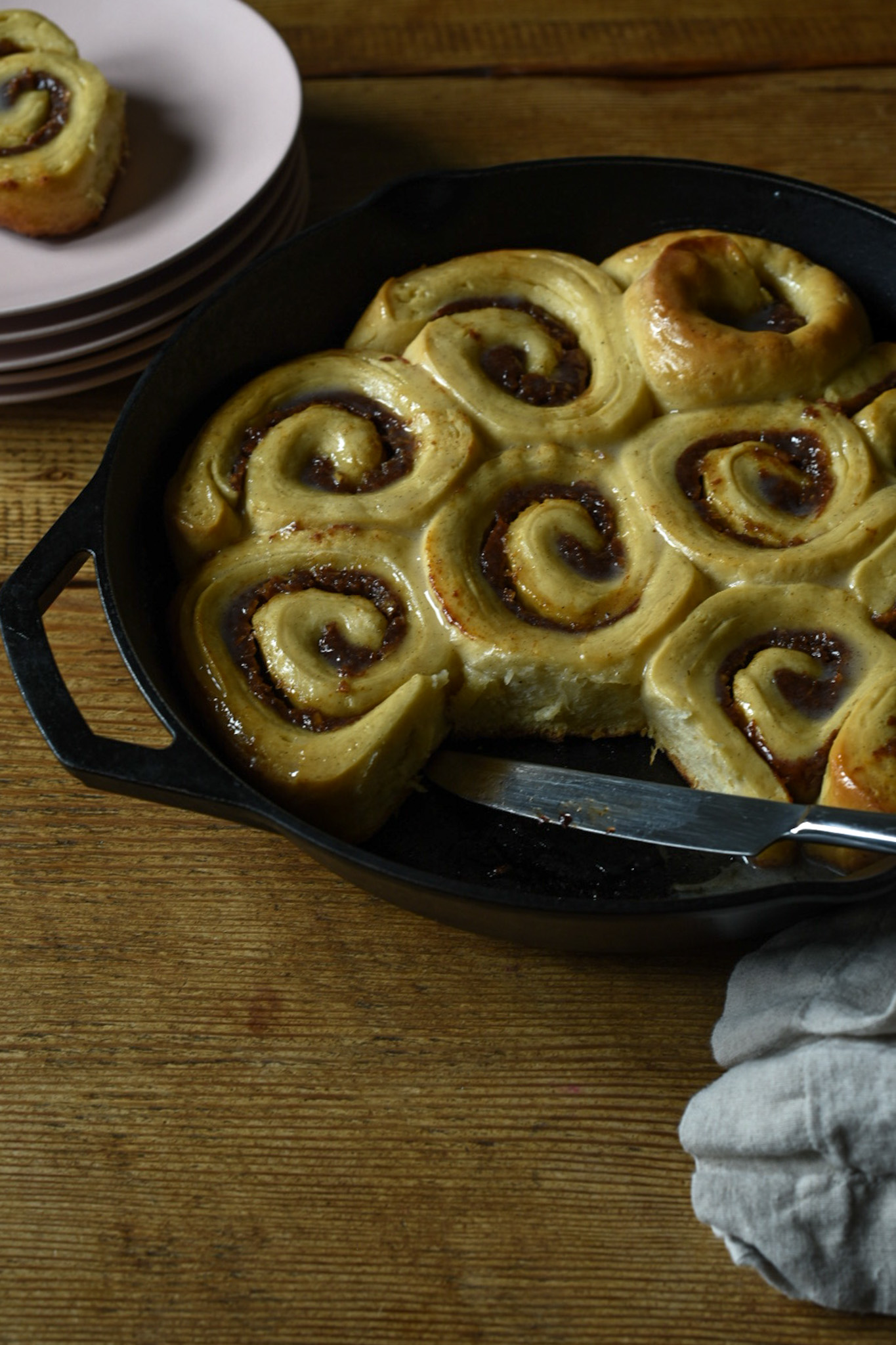 Cinnamon-Date Sticky Buns