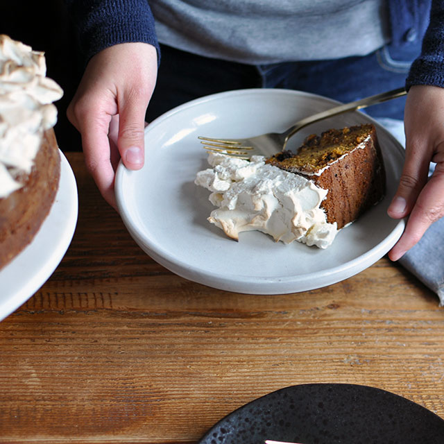 Pumpkin Chocolate Cake With Soft Merengue