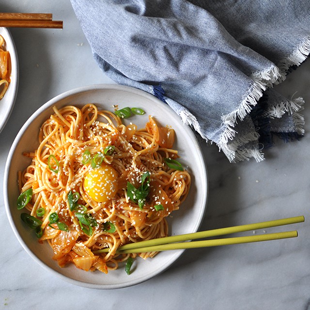 Buttery Kimchi Udon Recipe