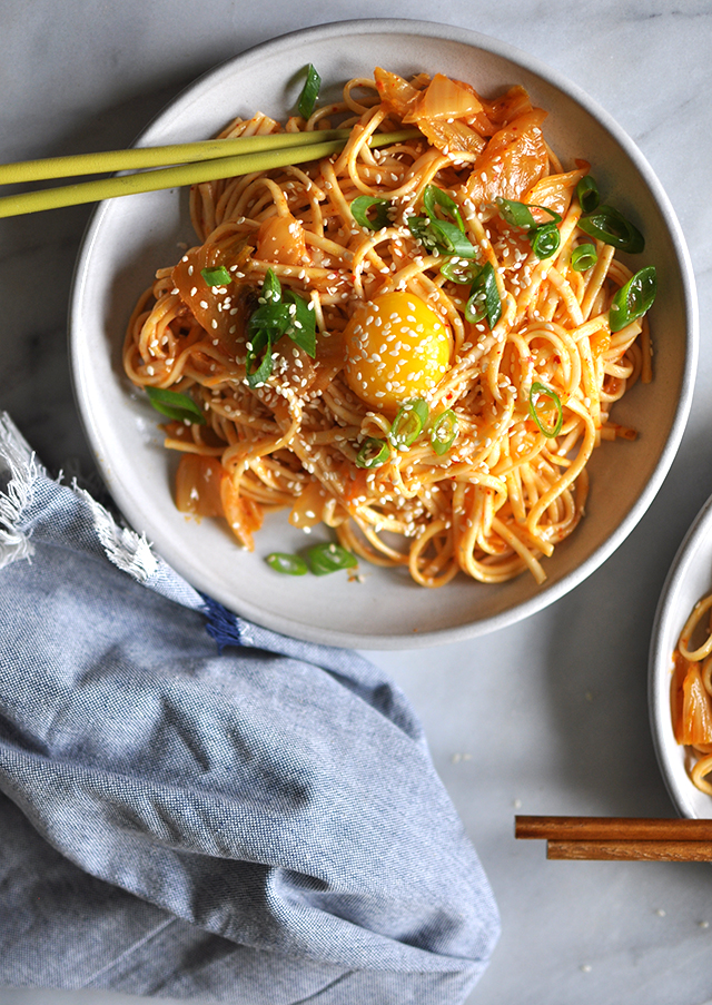 Buttery Kimchi Udon Recipe