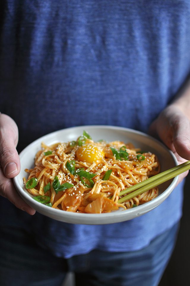 Buttery Kimchi Udon Recipe