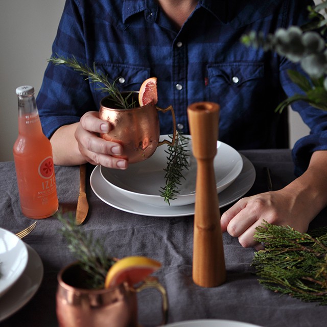 Happy Hour: IZZE Grapefruit Moscow Mule