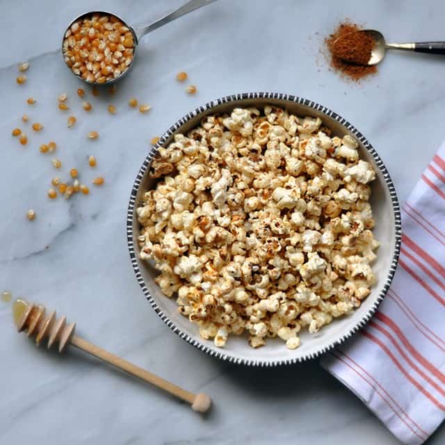 Spicy-Sweet Shichimi Togarashi Popcorn