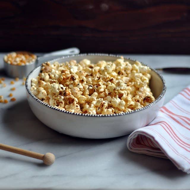 Spicy-Sweet Shichimi Togarashi Popcorn