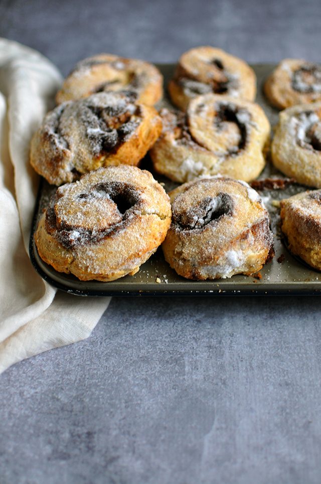 Yeast-Free Cinnamon Buns