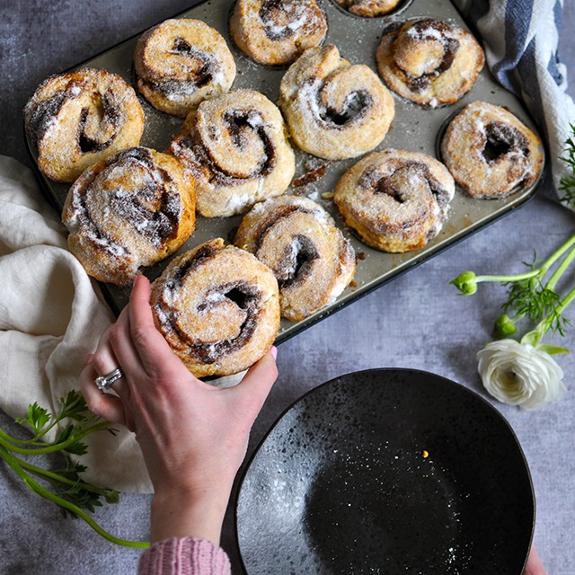 Yeast-Free Cinnamon Buns