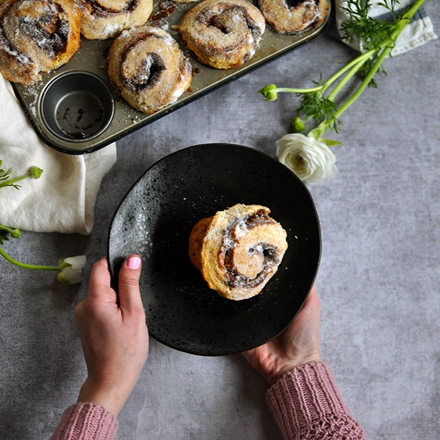 Yeast-Free Cinnamon Buns