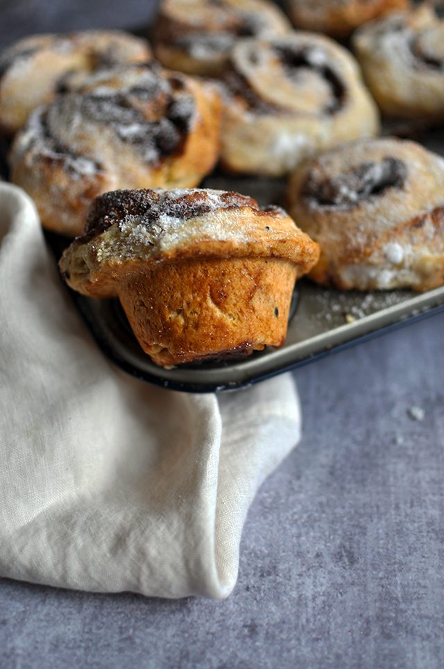 Yeast-Free Cinnamon Buns