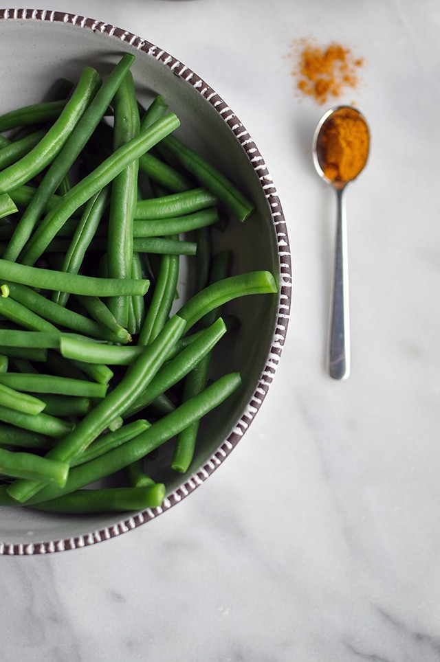 Green Beans with Dates and Pancetta