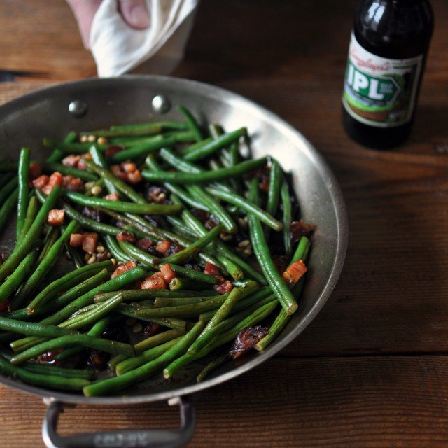 Green Beans with Dates and Pancetta Turntable Kitchen