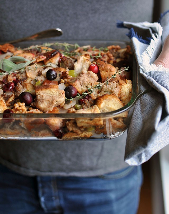 Walnut and Cranberry Stuffing