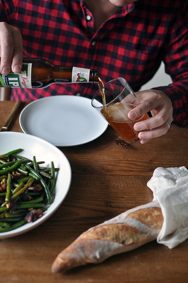 Green Beans with Dates and Pancetta