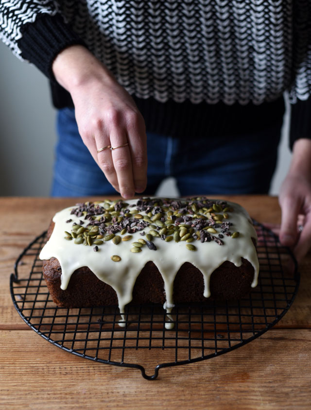 A recipe for Kabocha, Olive Oil, and Chocolate Cake, adapted from Gjelina