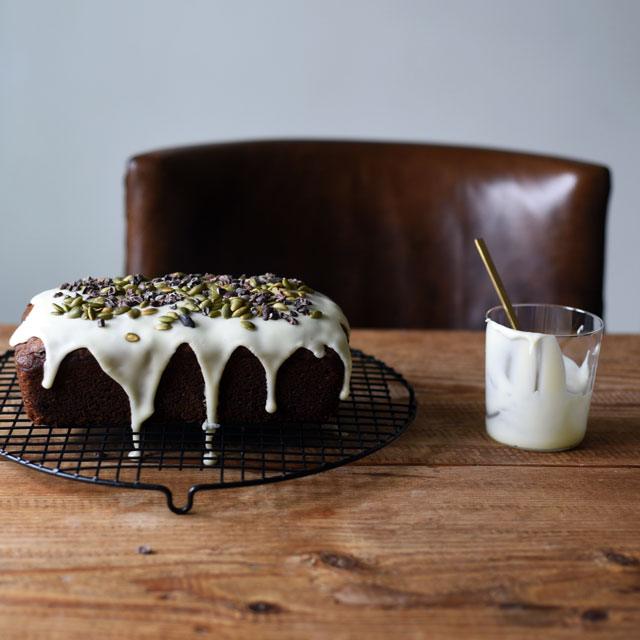 Kabocha, Olive Oil, and Chocolate Cake