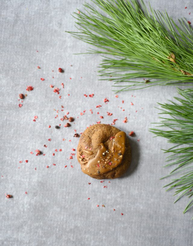 Soft Glazed Molasses Cookies