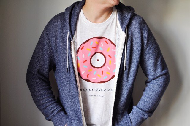 'Sounds Delicious' Pink Donut Tee