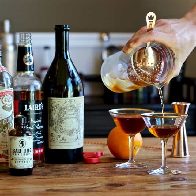 Home Bar: Fall in Manhattan