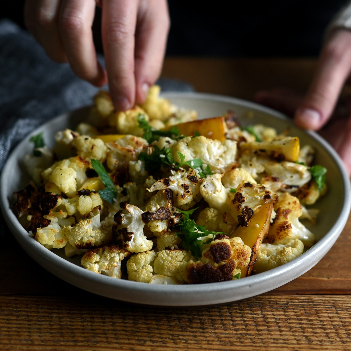 Lemon-Roasted Cauliflower