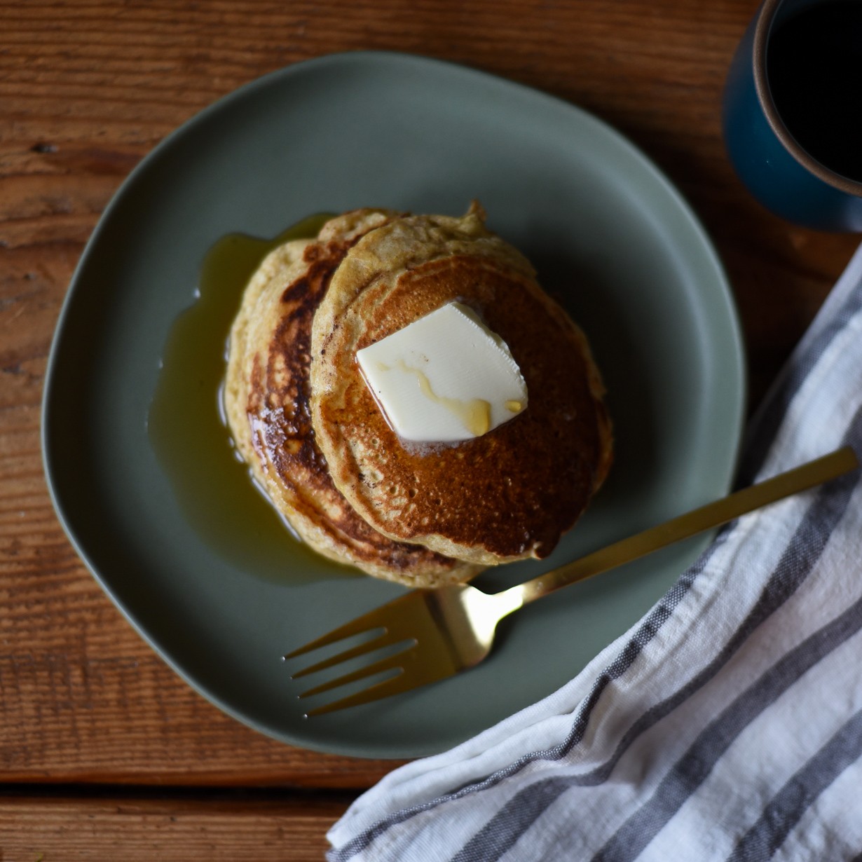 Orange- Ricotta Multigrain Pancakes