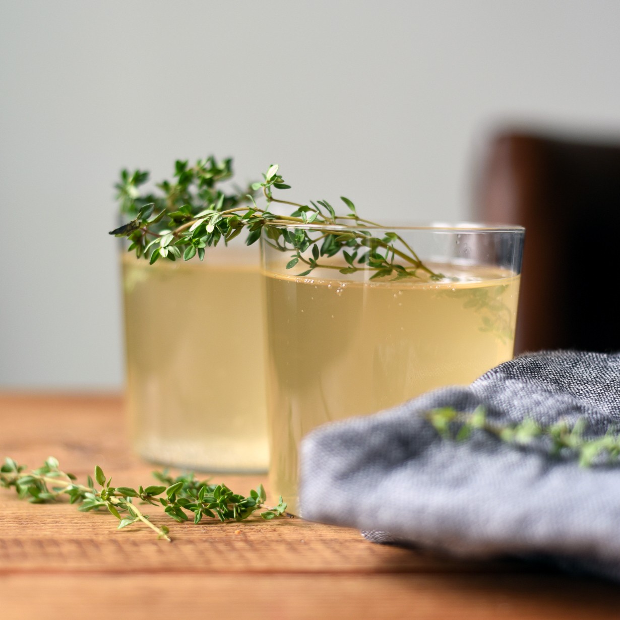 Pear-Thyme Shrub