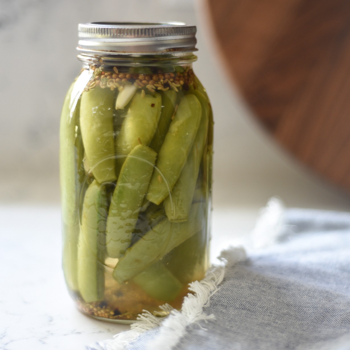 Pickled Sugar Snap Peas