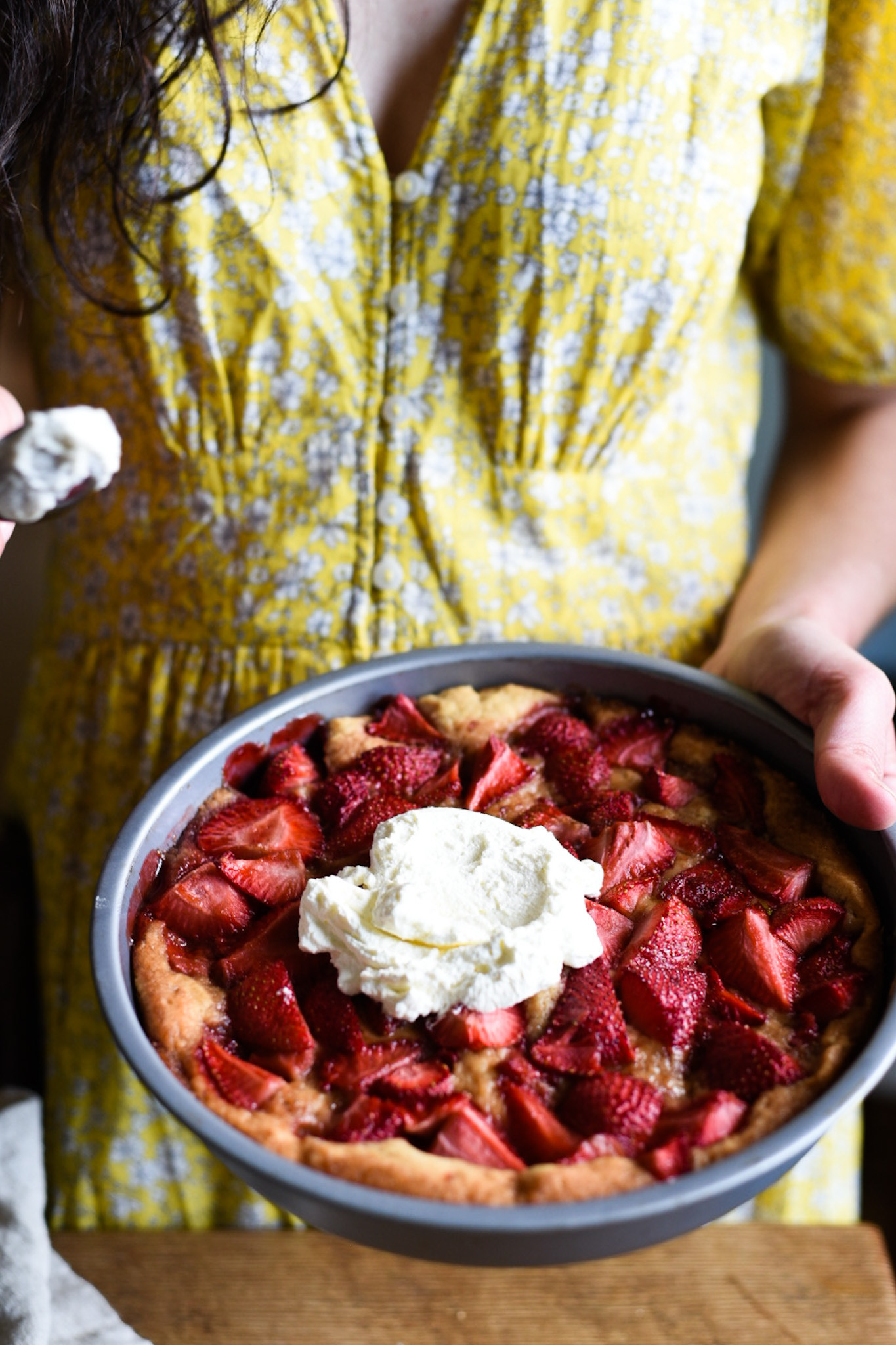 Strawberry Spoon Cake