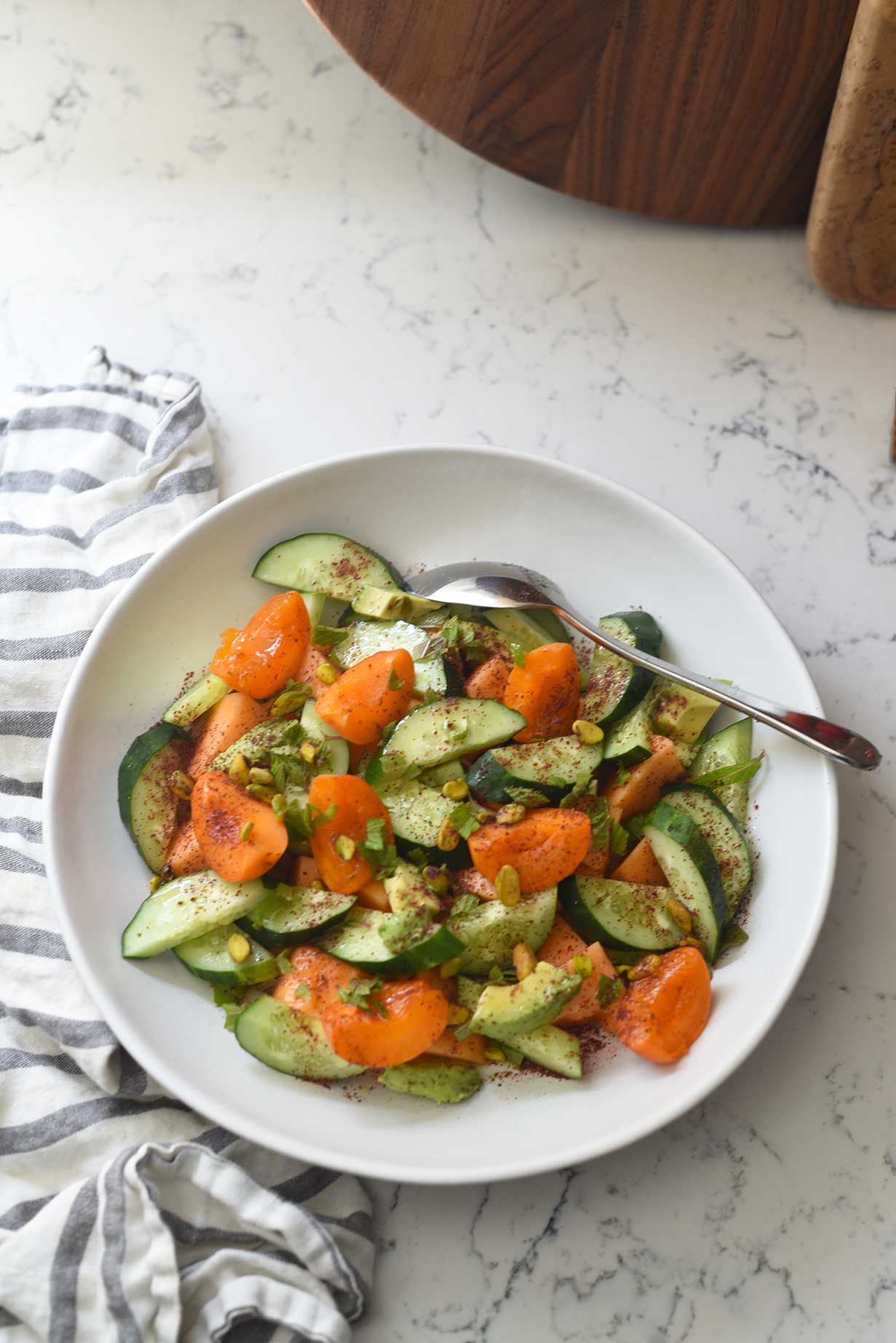 Summer Melon and Apricot Salad