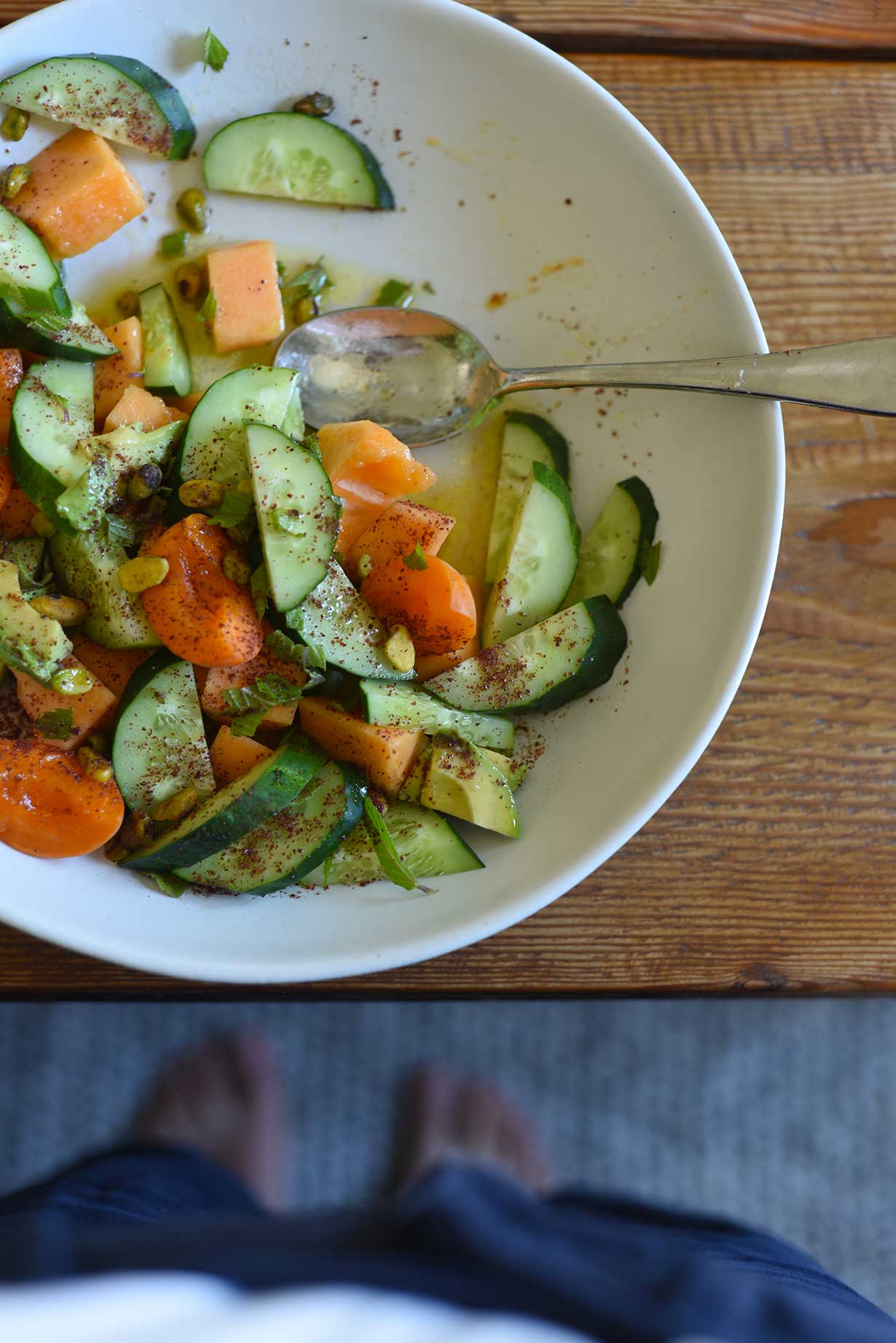 Summer Melon and Apricot Salad