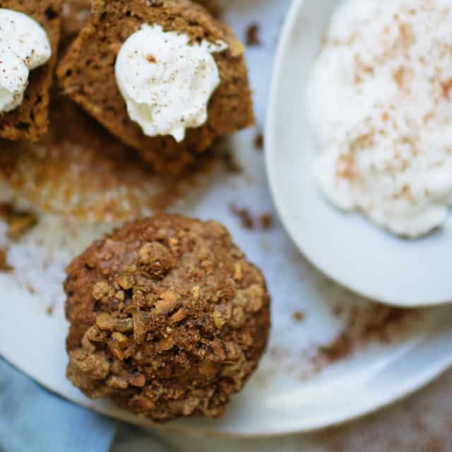 Pumpkin Pistachio Muffins