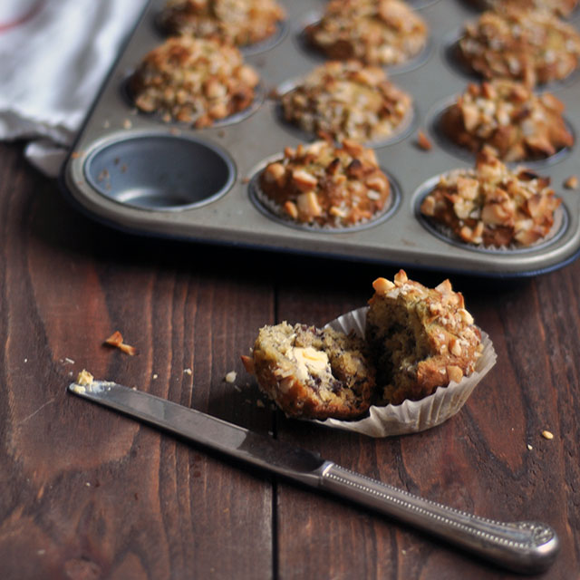 Banana and Macadamia Nut Muffins