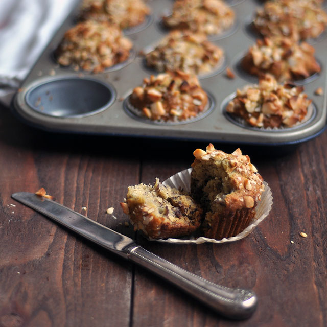 Banana and Macadamia Nut Muffins