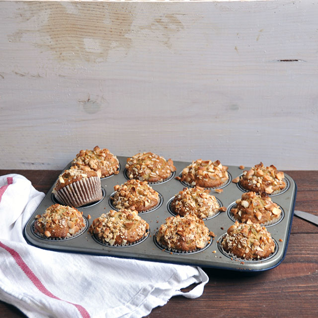 Banana and Macadamia Nut Muffins