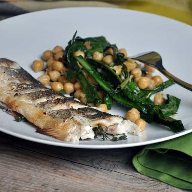 Whole Roasted Branzino Recipe