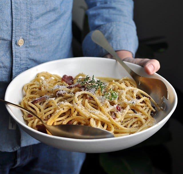 Life-Changing Spaghetti Carbonara and Cooking For Each Other