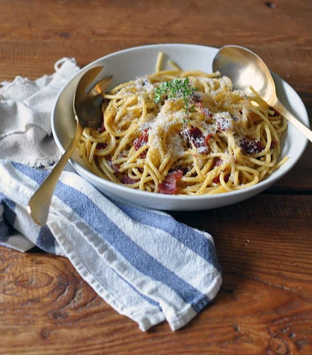 Life-Changing Spaghetti Carbonara and Cooking For Each Other