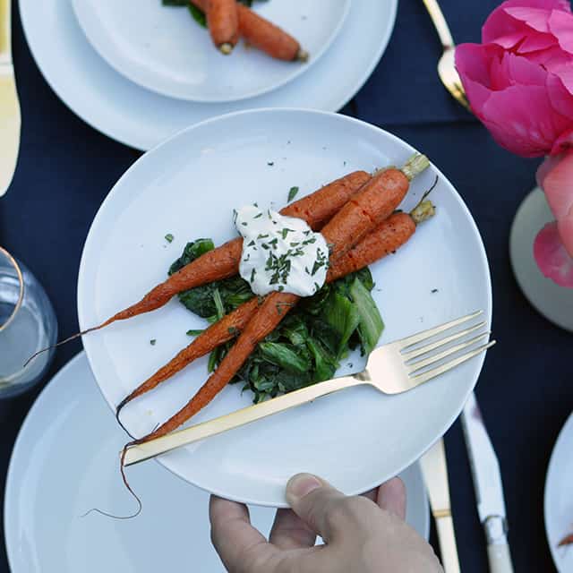 Roasted Carrots + A Playlist for West Elm