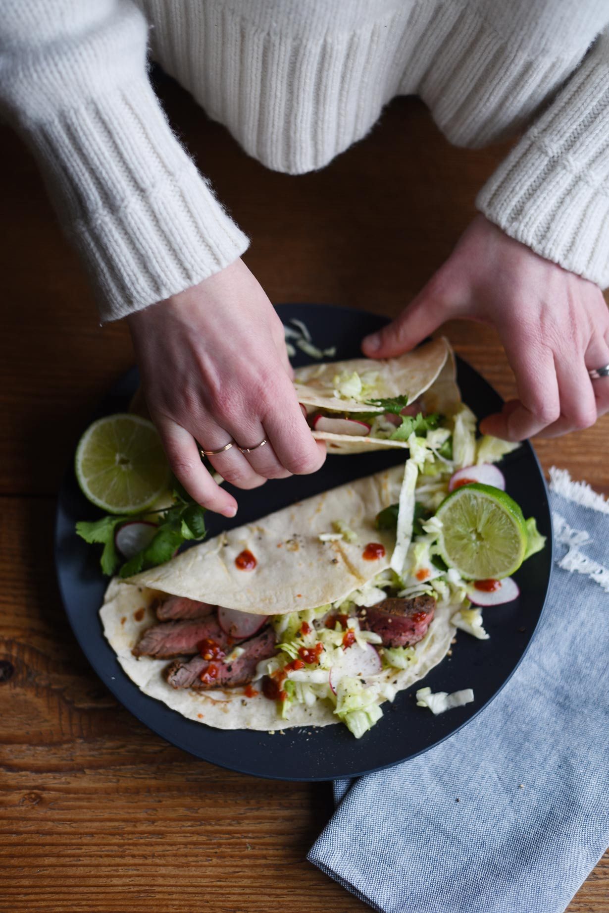Turntable Kitchen shares an easy recipe for Coffee-Rubbed Steak Tacos