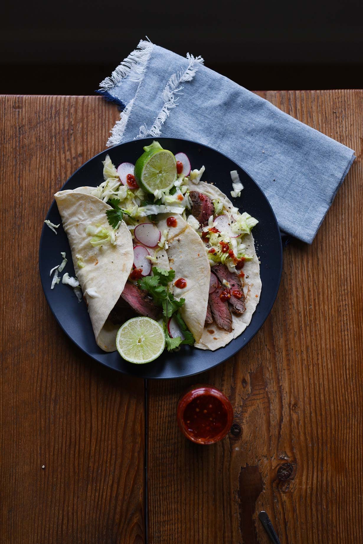 Taco-Rubbed Flank Steak Recipe