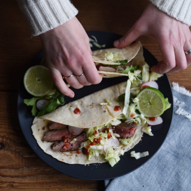 Turntable Kitchen shares an easy recipe for Coffee-Rubbed Steak Tacos