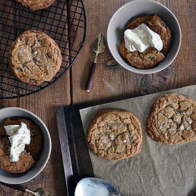 Buckwheat and Sea Salt Cookie Sundae