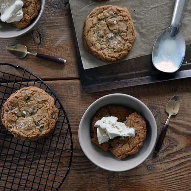 Buckwheat and Sea Salt Cookie Sundae