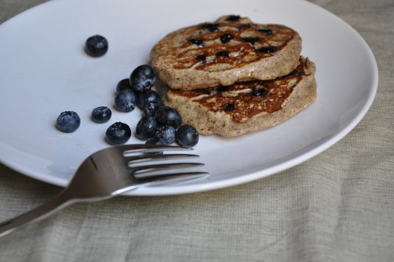 Buckwheat Buttermilk Blueberry Pancakes