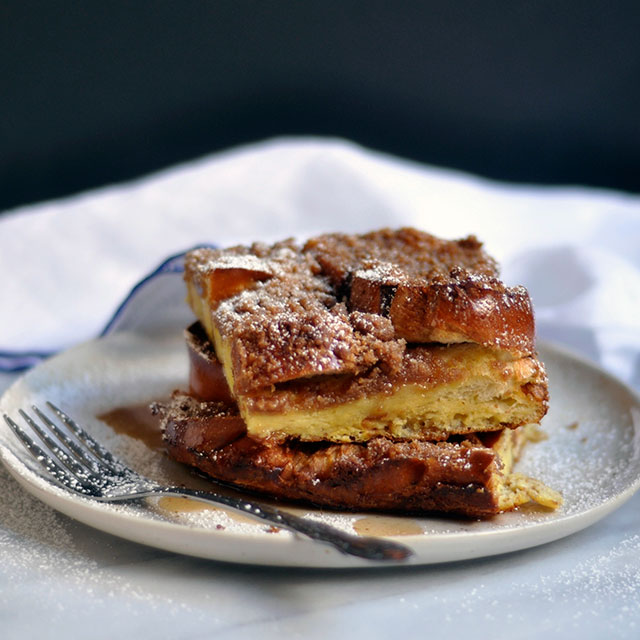 Baked Challah French Toast with Saigon Cinnamon* Crumble